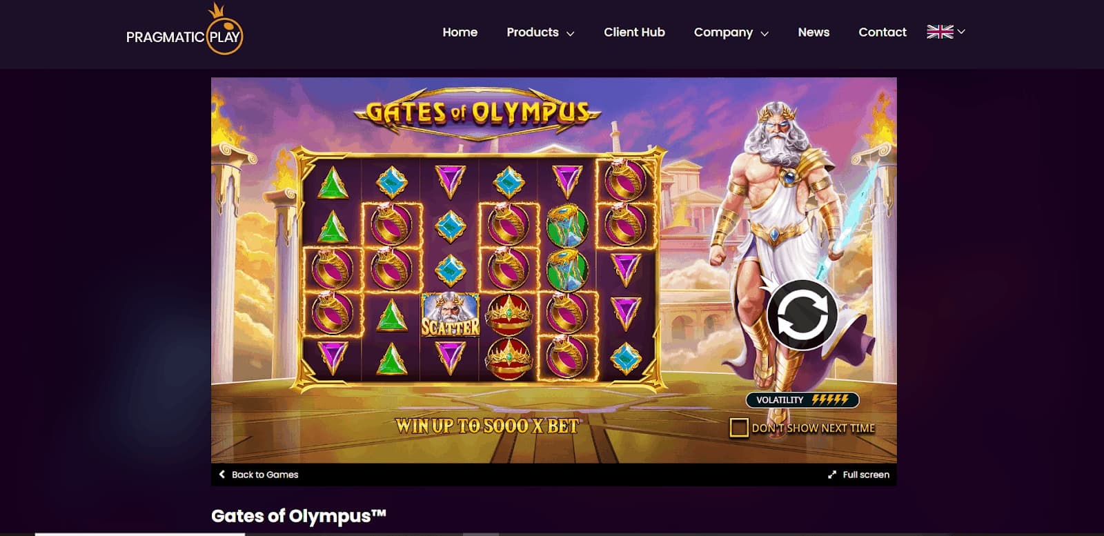 Gates of Olympus slot