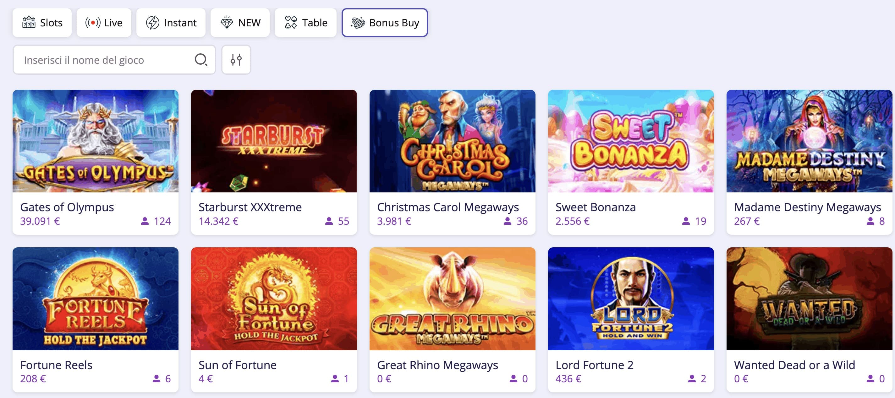 Slot online su Stellare Casino